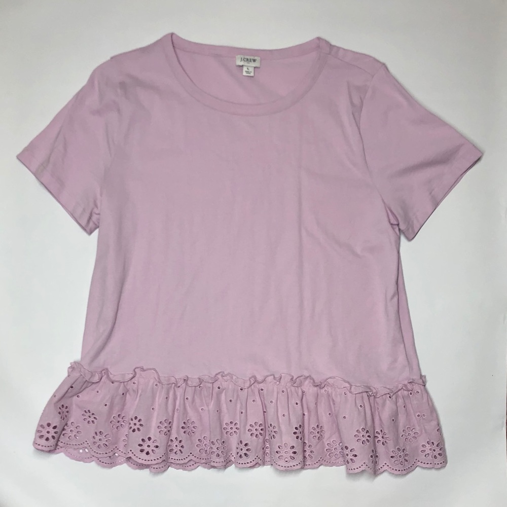 Lavender jcrew tshirt